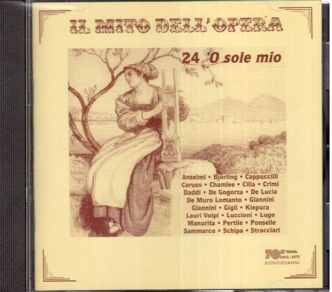 

CD SONG OMNIBUS - 24 o Sole Mio GB1155 Italy Classical Used