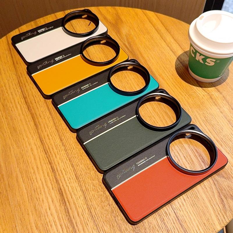 Nachtleuchtende Fluoreszierende Linie Zwei-Pigment Lederhülle Für VIVO X200 Ultra X200s X200 Pro mini X100S Pro Linsenschutzhülle