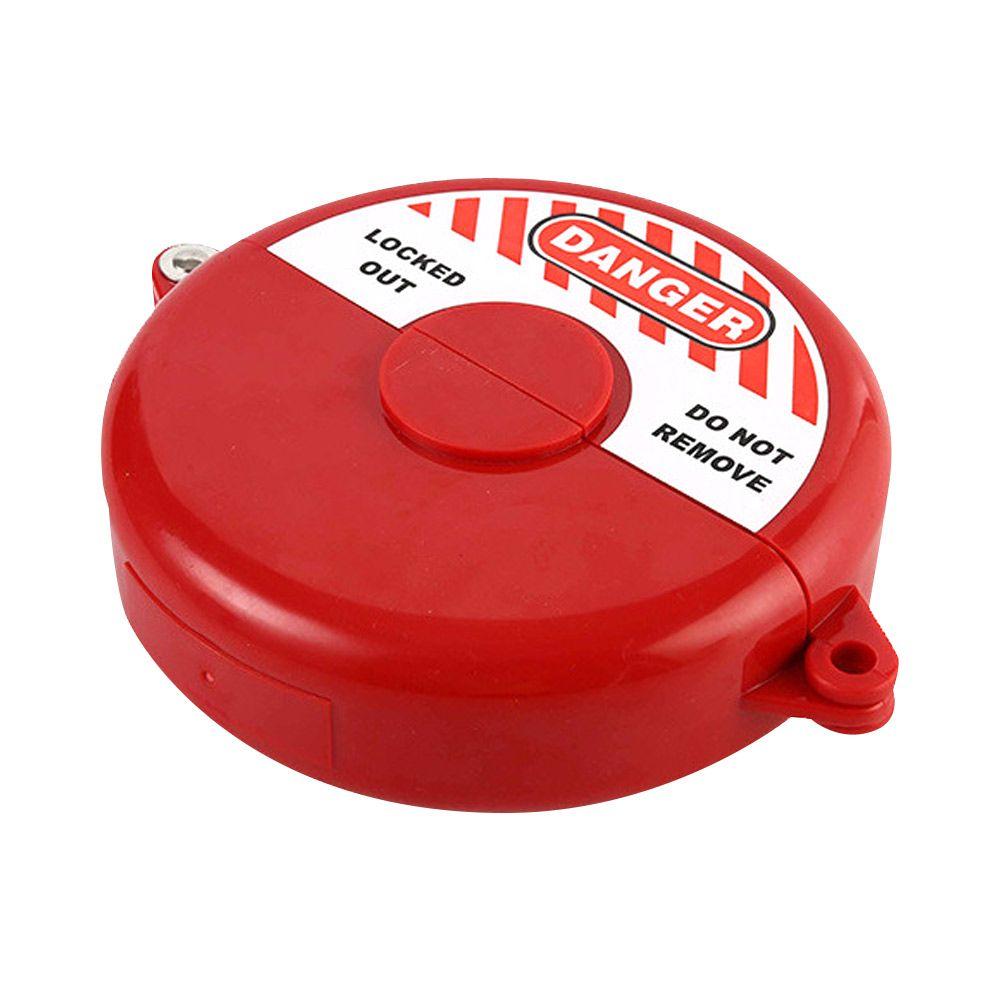Safety Locks Valve Tank Gas Lockout Bottle Ball Rotating Master Lock Valve Locking Disc 1-2.5 Inch