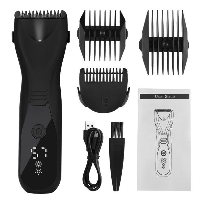 WAIKIL Rechargeable Waterproof Electric Hair Clipper & Body Groomer CN plug (adapter included)