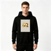 Men's Pullover Hoodie, Cute Cartoon Chibi Character Print Casual Long Sleeve Hooded Sweatshirt for Daily Wear