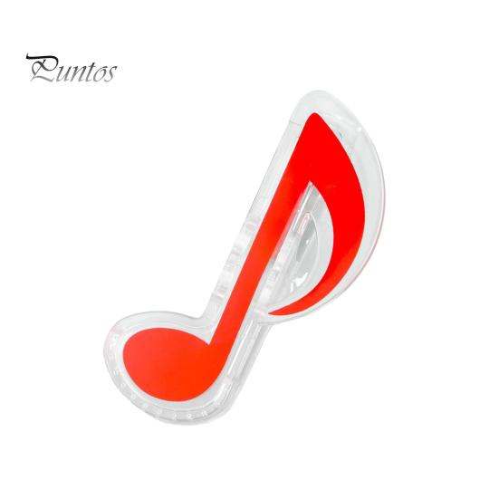 

Зажим для заметок, форма музыкальной шкалы, многоразовая выдалбливаемая портативная скрепка для заметок, указательная закладка, книга, офис, школьные канцелярские принадлежности, зажим B красный