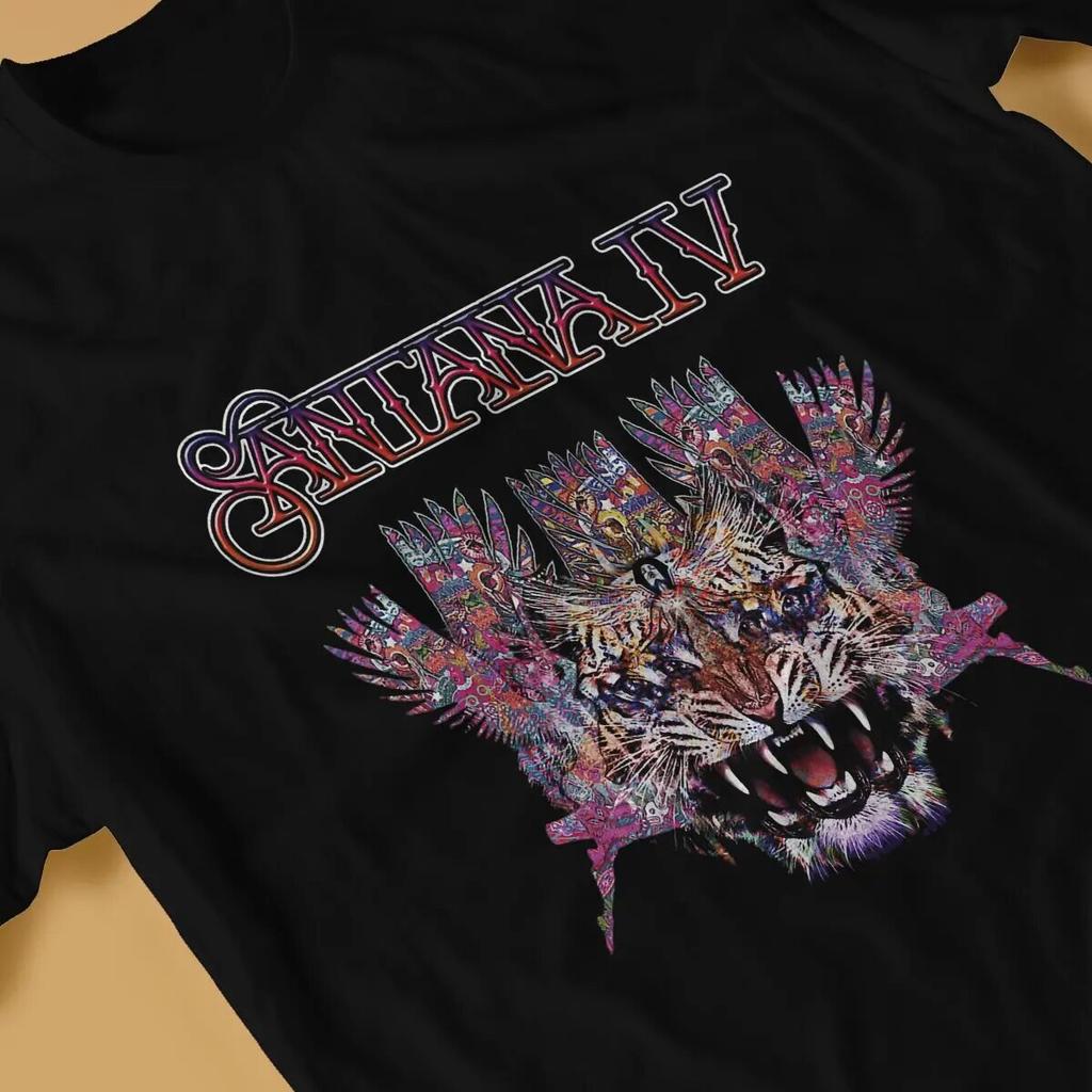 Santana Nejnovější tričko pro unisex Santana Four Tour 2023 Kulatý výstřih Základní tričko Personalizovat Narozeninové dárky Streetwear
