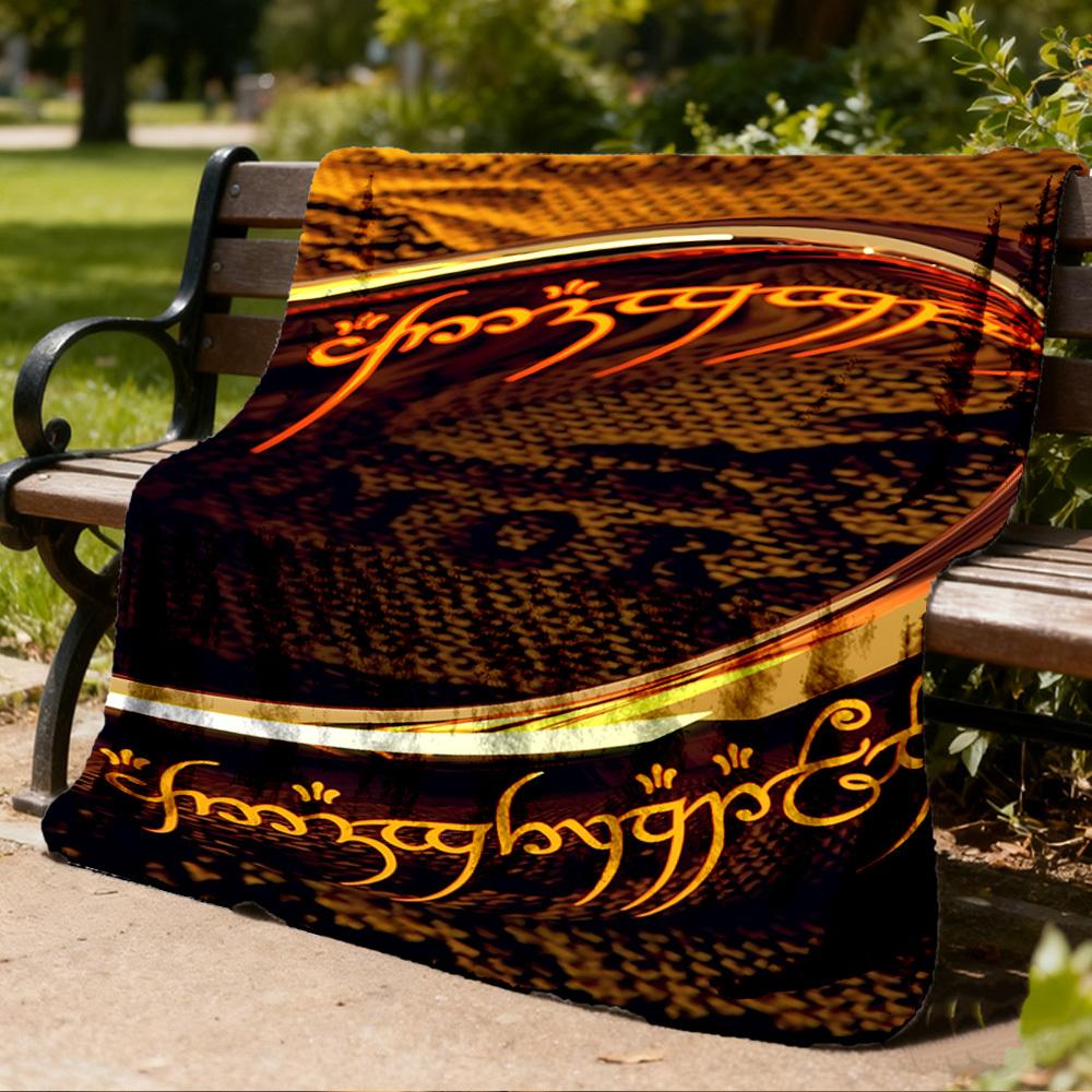 1 Stück Herr der Ringe Outdoor Flanell Überwurfdecke Weich, Leicht & Warm