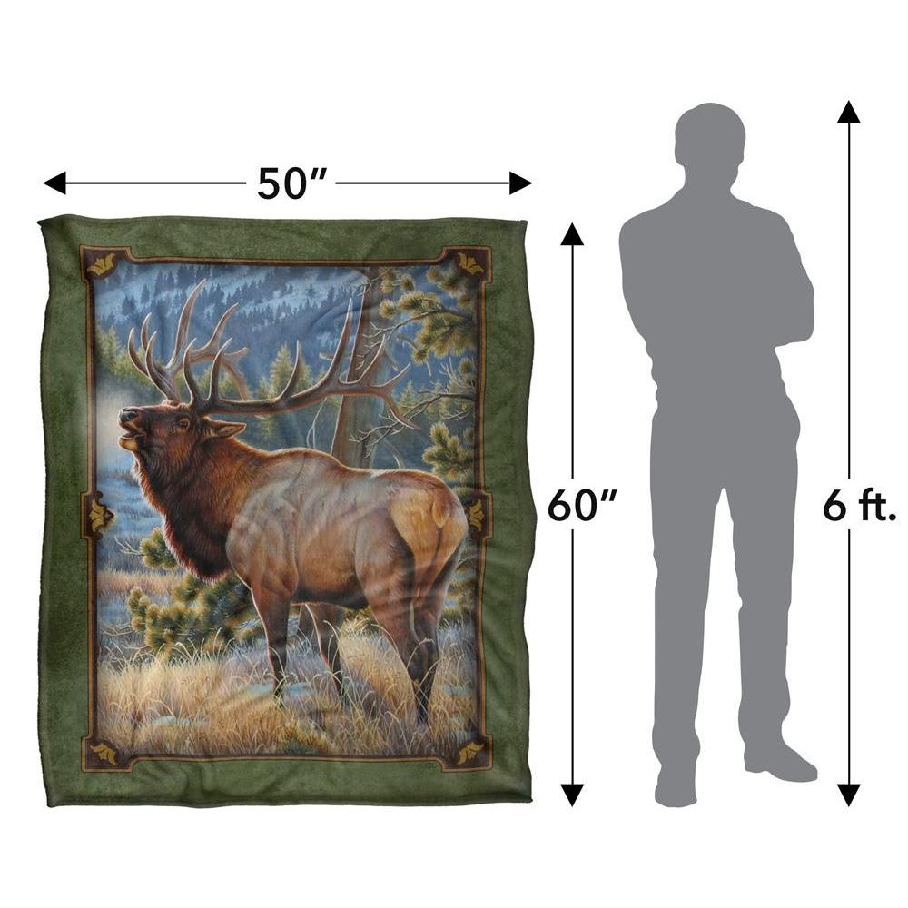 JQ Licensing Silky Elk Supersoft Blanket