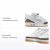 Air Spizike Low GS White Black Metallic Gold Kids Sneakers Sail HJ9022-100