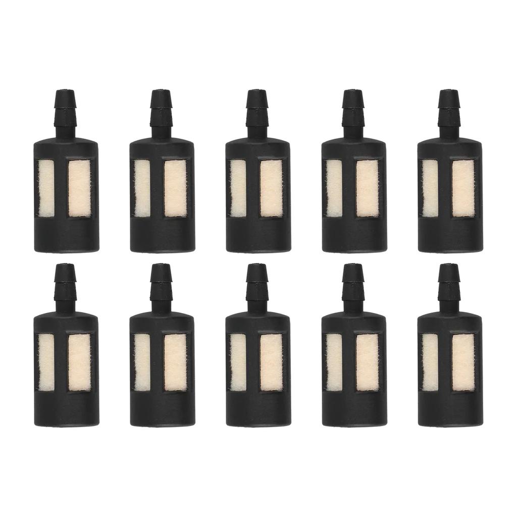 Fuel Filter For Gasoline Garden Machinery Grass Trimmer Chainsaw Garden Power Tool Accessories Replacement 10pc