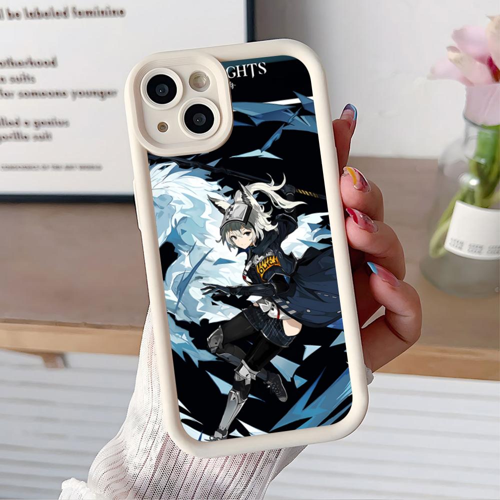 

Arknights Grani Thicken TPU Mobile Phone Case for iPhone 17 16 15 14 13 12 11 Air Pro Max Plus Colorful Cover iPhone 12 Pro Max
