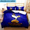 Set Biancheria da Letto Stampato Design Tottenham Hotspur F.C. 3 Pezzi Chiusura Copripiumino Include 1 Copripiumino & 2 Federe Set Biancheria da Letto Decorazioni per la Casa Regali