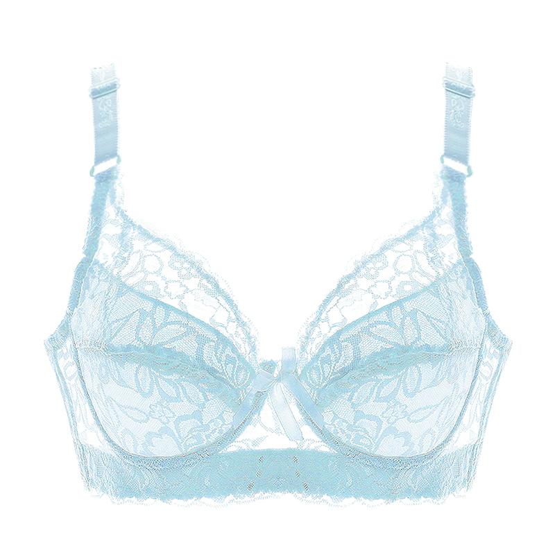 Women Bra Bralette Ultrathin Pure Cotton Brassiere Hollow out Underwear Sexy Lace Plus Size Lace Bras