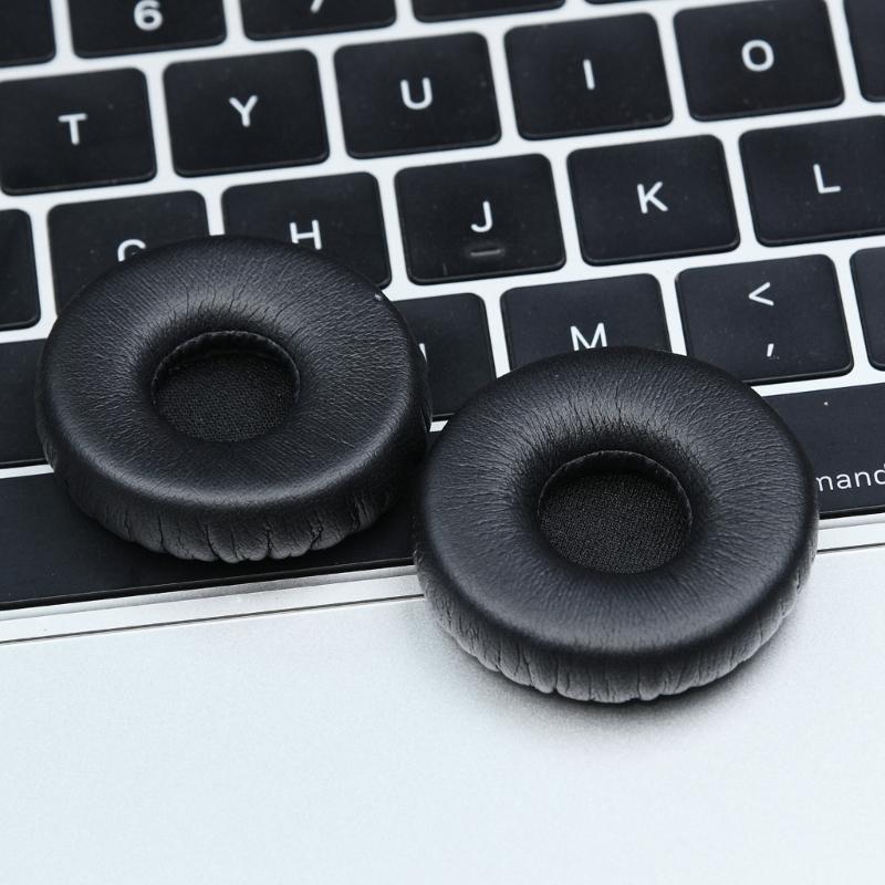 1Pair Earpads Protein Leather Ear Pads Ear Cushions Cover Memory Foam Earmuff for VXI C400-XT 204159 Headsets