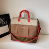 Geometric Pattern Travel Duffel Bag with Multiple Pockets Large Capacity Weekend Carry On Bag