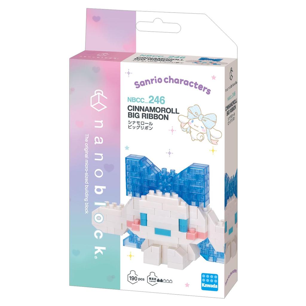 Kawada Nanoblock Cinnamoroll Big Ribbon 3 X X 18 Ages 12 and Interior NBCC_246, 10.5 Cm, Up, Decoration, Hobby, NBCC_246