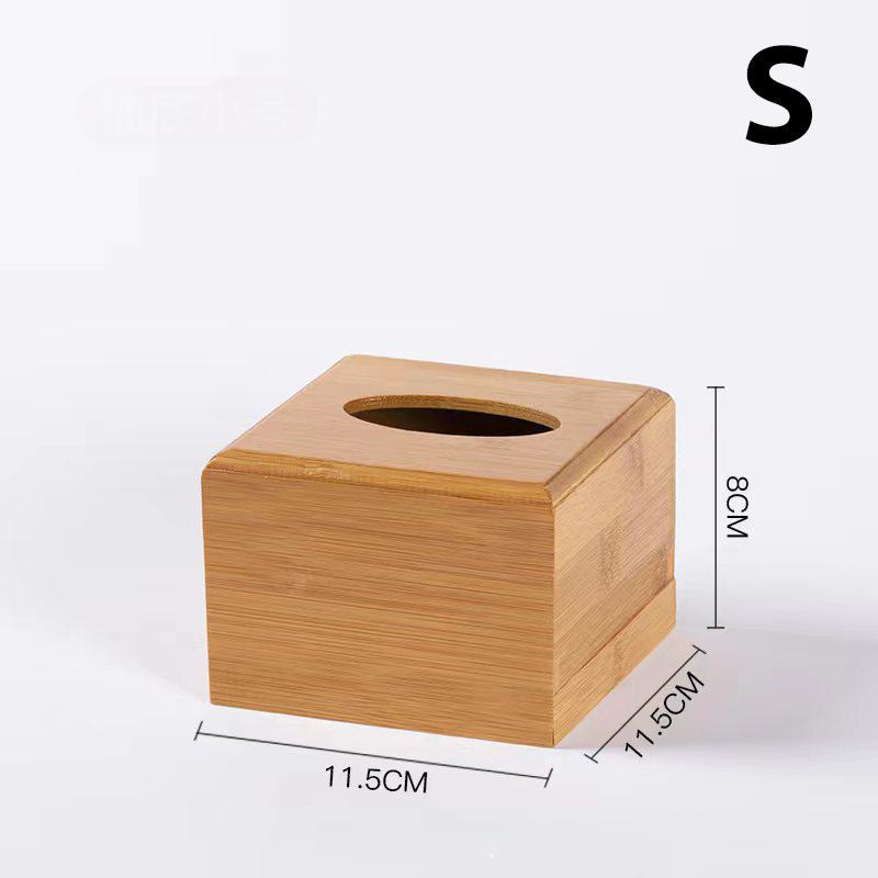 

Деревянная коробка для салфеток Современный минималистичный дизайн Держатель для салфеток Деревянный футляр для салфеток Для отеля Ресторана Гостиницы Офиса Легкая заправка S