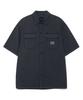 LEE Two-Pocket Dyed Short Sleeve Shirt Charcoal