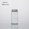 Bamboo Lid Glass Spice Jar with Flip-Top