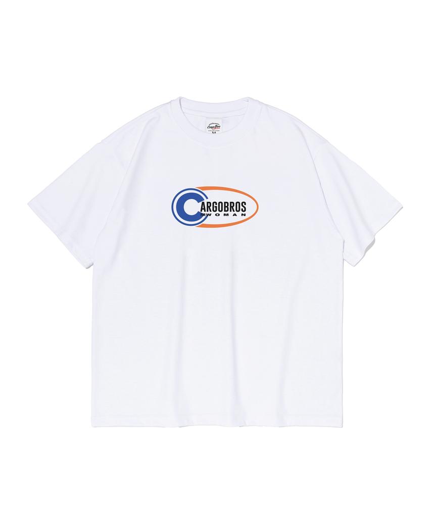 CARGOBROS FOR WOMAN C Circle Short Sleeve T-Shirt (White)