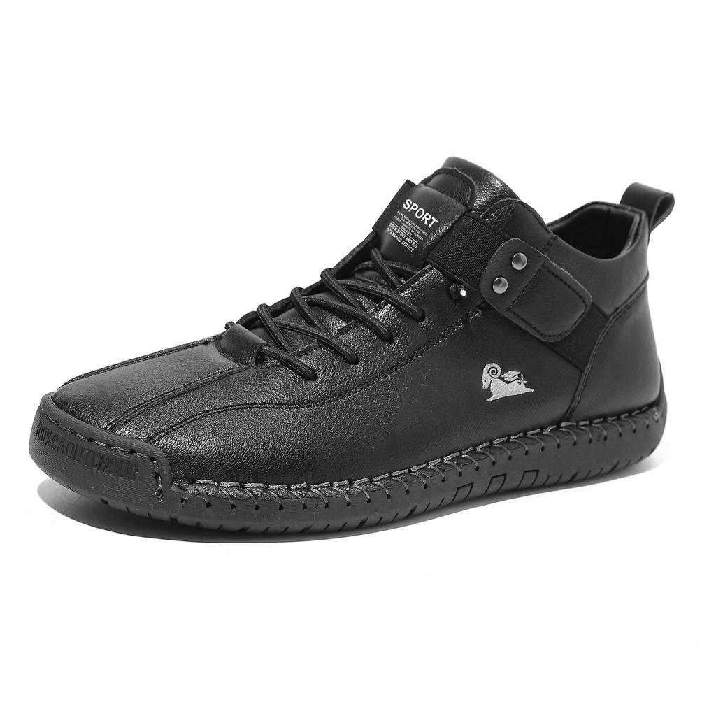Hot Selling Plus Size Men's and Women's Mid Top Martin Boots Outdoor Casual Shoes Workwear Stitching Men's Shoes 9880