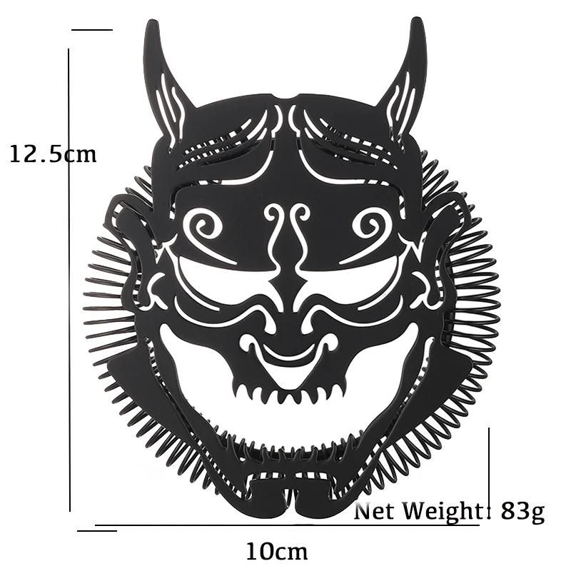 

Матовый черный коктейльный стрейнер Hawthorne из нержавеющей стали с призраком / звездолетом