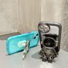3d Astronaut Clear Tpu Phone Case For Iphone 13 11 12 Pro Max X Xr Xs Max Round Lens Protection Shockproof Bumper Back Cover