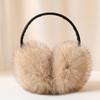 High Quality Real Fox Fur Earmuffs Women Winter Keep Warm Natural Fur Earmuffs Girls Ear Warmer Fox Fur Plush Ear Muff