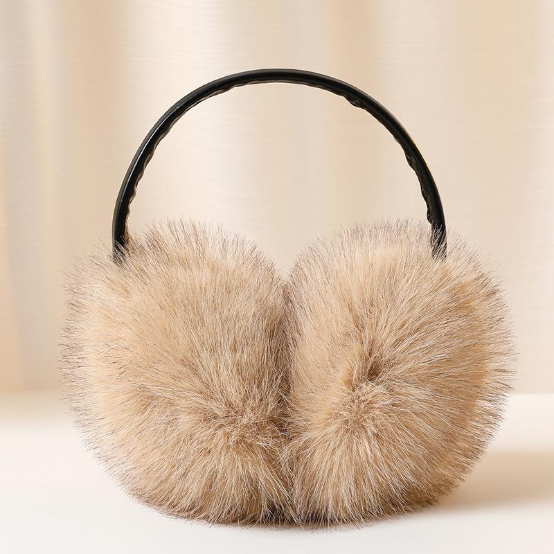 High Quality Real Fox Fur Earmuffs Women Winter Keep Warm Natural Fur Earmuffs Girls Ear Warmer Fox Fur Plush Ear Muff