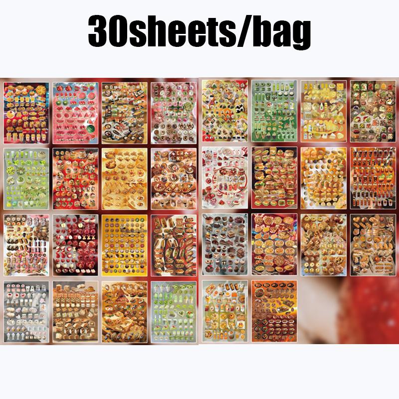 

Mr.Paper 30pcs star sand notes flash sand PET cut film sticker book Korean kawaii DIY handbook material collage diary calendar