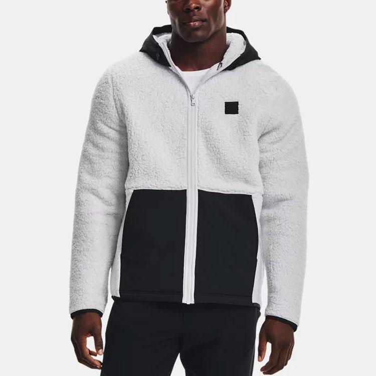 Under Armour Micro Casual Fleece Full Zip Hoodie Jacke Herrenjacken Grau 1366718-014