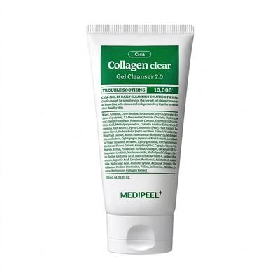 Green Cica Collagen Clear Gel Cleanser 2.0 Soothing Moisture Care Facial Cleanser 120ml