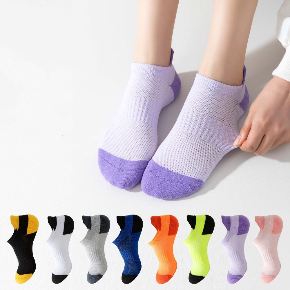 

Patchwork Summer Sports Short Socks Non-Slip Women Mid Tube Hosiery Boy/Girl