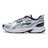 Li Ning Fuyiao 1.5 Classic Retro Cushioning Rebound Stability Support Durable Non-Slip Low-Top Casual Running Shoes Women Sneaker White Gray ARXU014-2