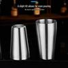 Boston 304 Stainless Steel Cocktail Shaker Set - Bar Tool Kit
