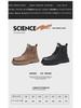 Men's Retro High-Top Winter Martin Boots - Warm Leather Snow Shoes with Velvet Lining