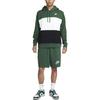 Nike Club Fleece Color Block Hoodie Herren Hoodies Cold-Fir-Green FB7416-323