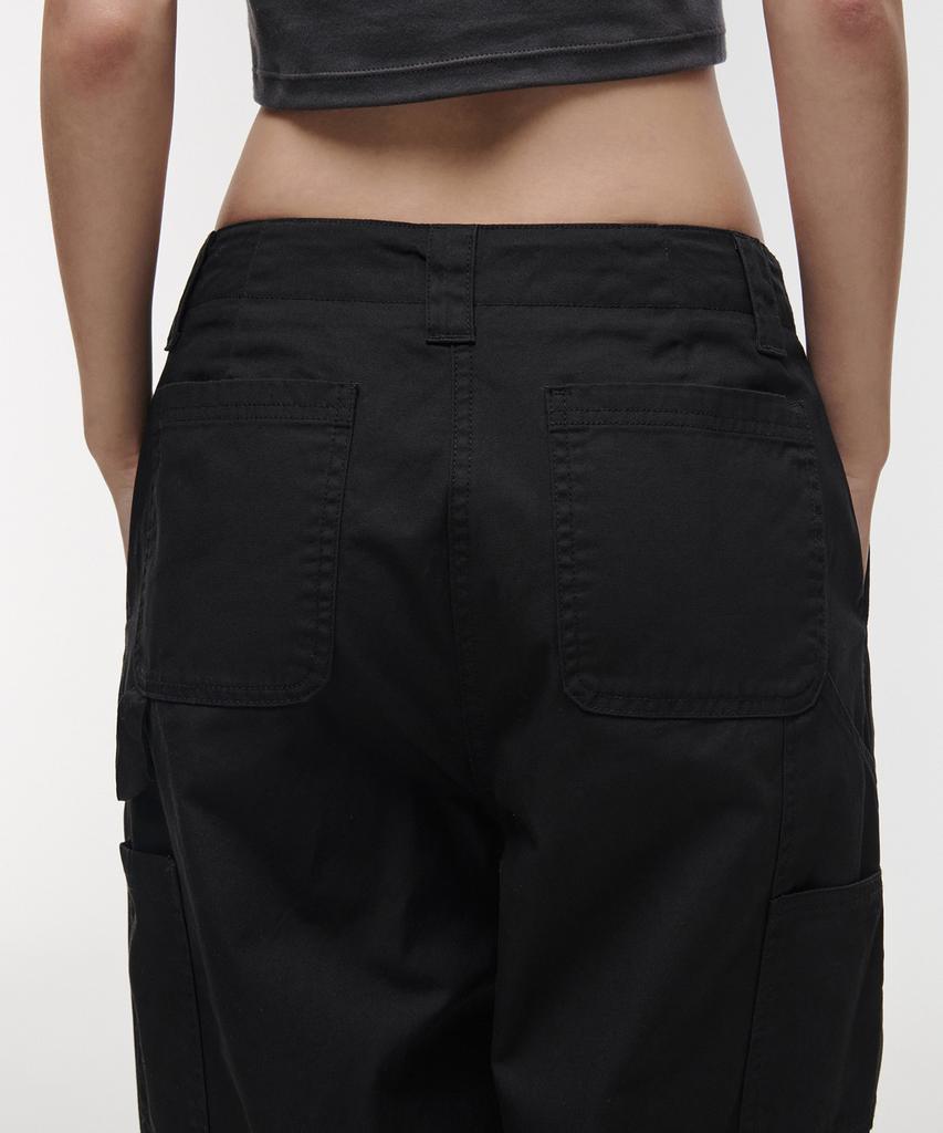 MUSINSA STANDARD WOMAN Women'S Wide Carpenter Pants [Black]