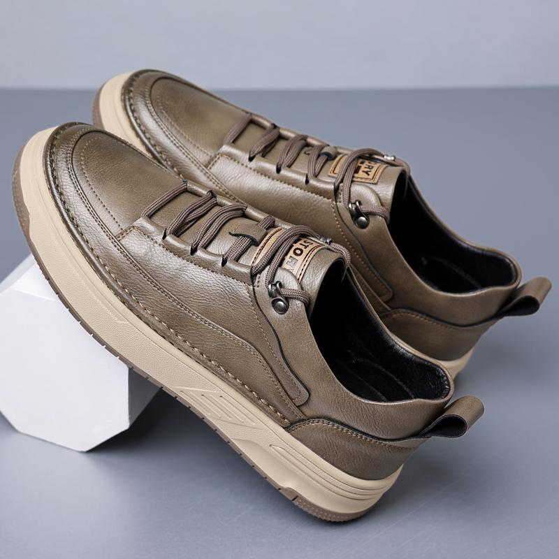 

Модный Роскошный Бренд Мужские Универсальные Лоферы На Шнуровке Оксфорды Кроссовки Комфортная Уличная Обувь для Бега 2024 Новая Кожаная Повседневная Обувь Ручной Работы 44 коричневый