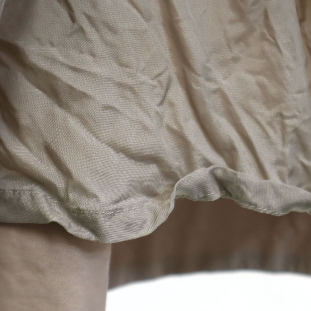 GIVENCHY Short sleeve Stand collar flare Knee-length dress 42 Beige Women Used