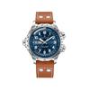 H77765541 Khaki Aviation X-Wind Day Date Auto 45mm Blue Dial Brown Leather Men's Watch