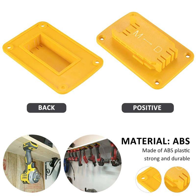 CYCLI-Battery Storage Rack For 14.4V 18V Li- Battery Wall Mount Tool Bracket
