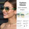 Retro Alloy Metal Framed Sunglasses with Minimalist Design Retro and Fashionable Commuting Eyewear Versatile for Daily Use