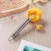 Fruit Peach Corer  Stainless Steel Corer Seed Removing Tool Portable Kitchen Utensil Reusable Fruit Vegetable Coring Tool