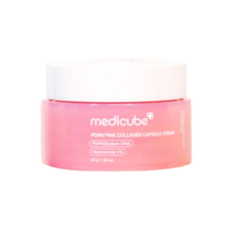 

medicube PDRN Pink Collagen Capsule Cream 55g – Firming & Hydrating Capsule Cream with PDRN, Collagen & Peptides for Anti-Aging Care
