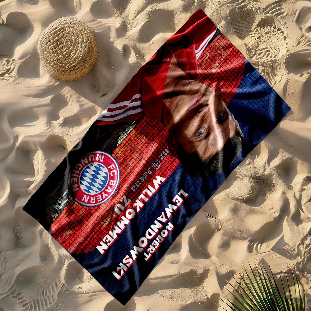 Polish Football Celebration Beach Towel High Absorbency & Quick-Dry Comfortable Lightweight