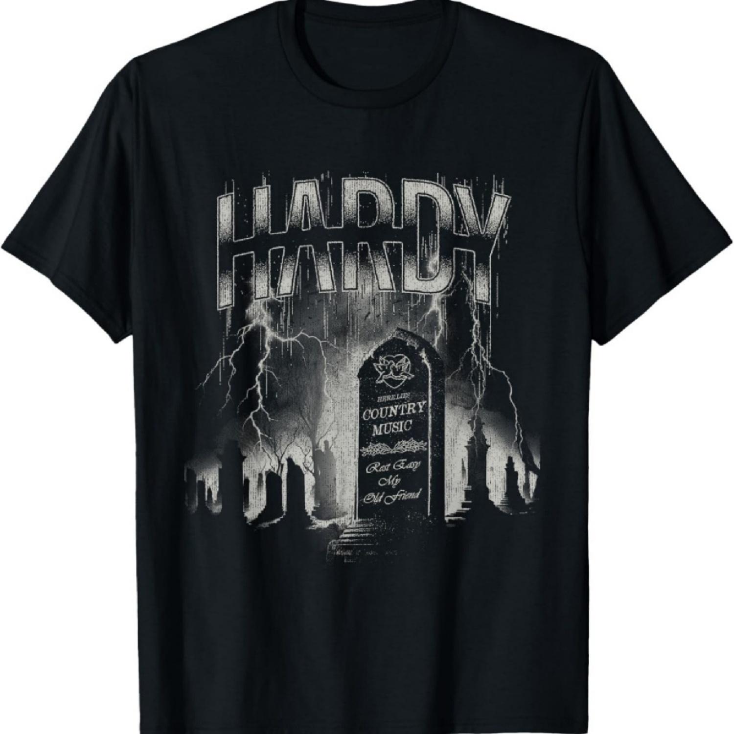 Официальная футболка HARDY Here Lies Country Music S