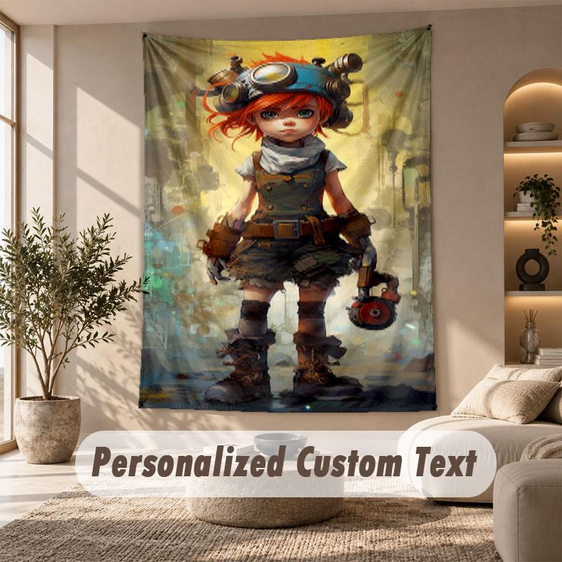 Wall Hanging Tapestry Art Cloth Bedroom Room Background DecorPippi Longstocking