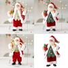 Cute Santa Claus Ornament With Musical Instruments Christmas Decoration Props For Holiday Windows And Mantel Decorations