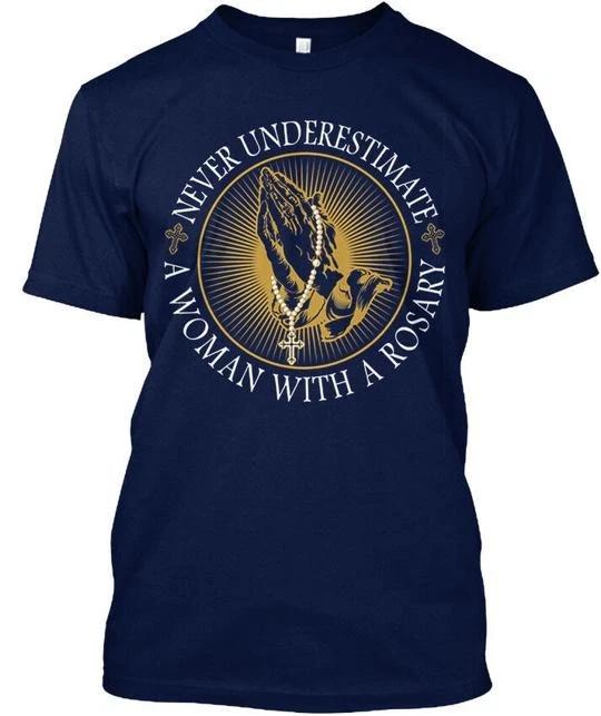 

Comfortable Brand New Rosary Never Underestimate A T shirt Made in USA S to 5XL 3XL