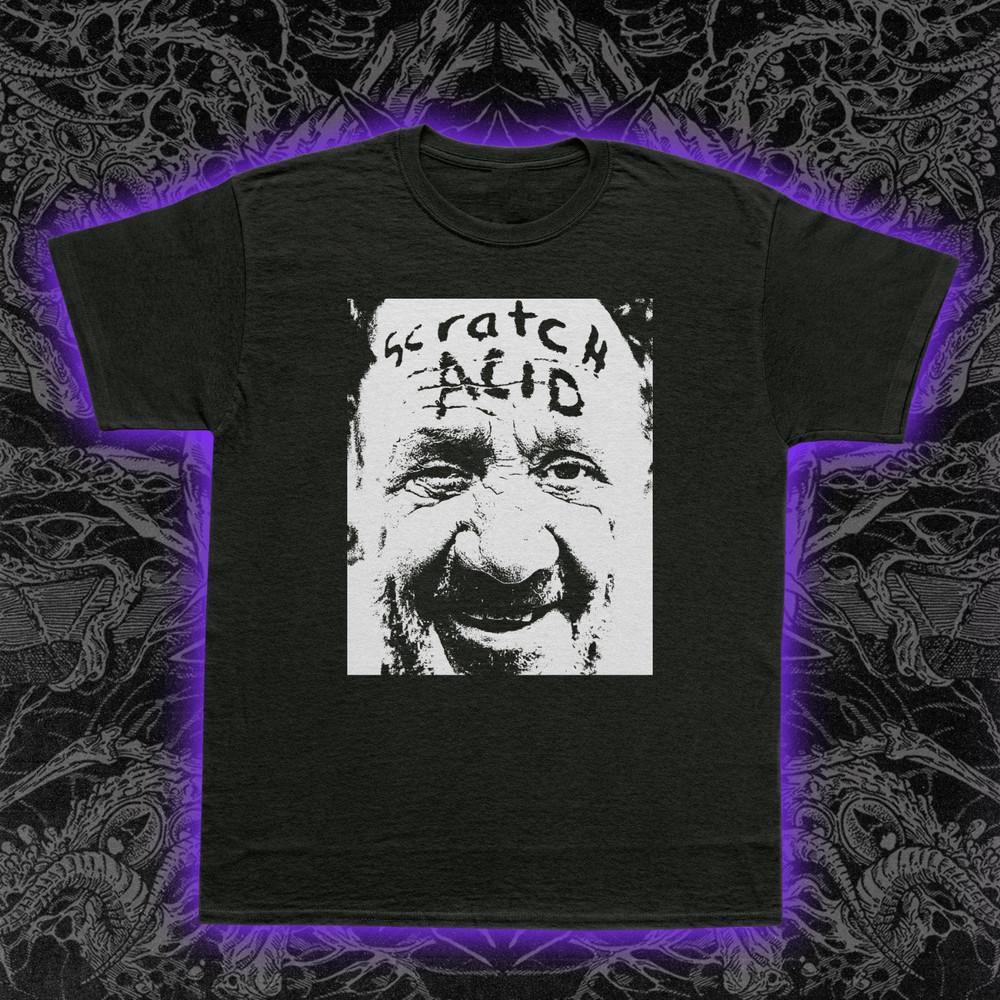 Scratch Acid T-Shirt Post-Hardcore Noise Rock Austin Texas Music Tee S-5XL