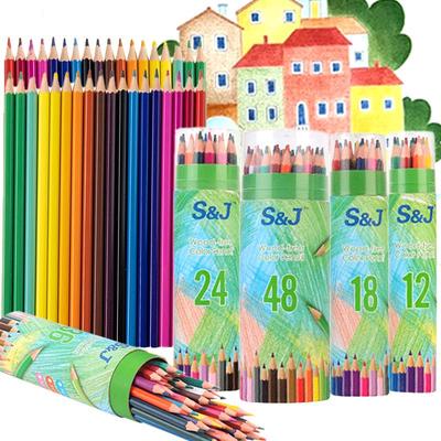 Oil-Based Colored Pencil Set for Students - Available In 12, 18, 24, or 36 Colors