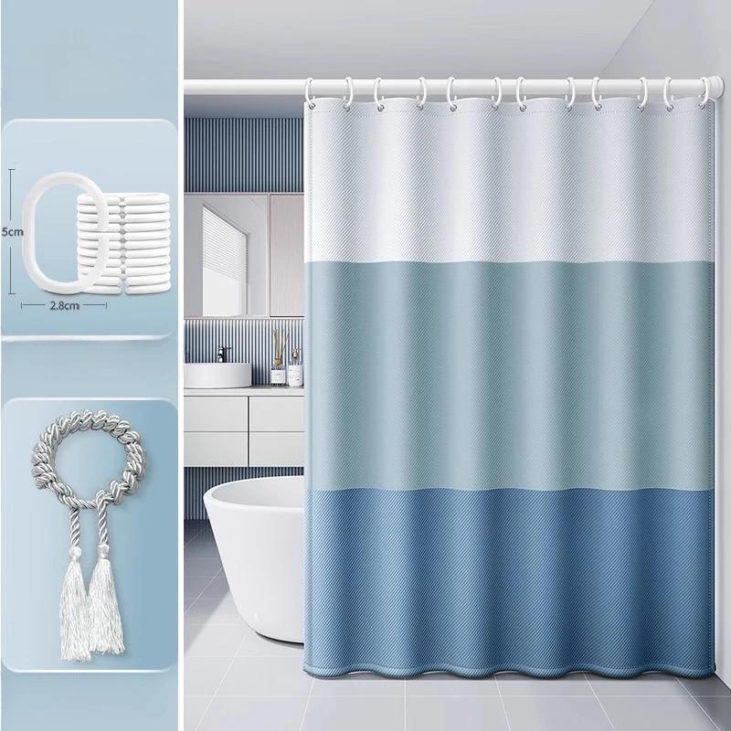 Cartoon Bathroom Curtains for Living Room Home Decor Blackout Curtains Living Room Bedroom Balcony Screen Dustproof